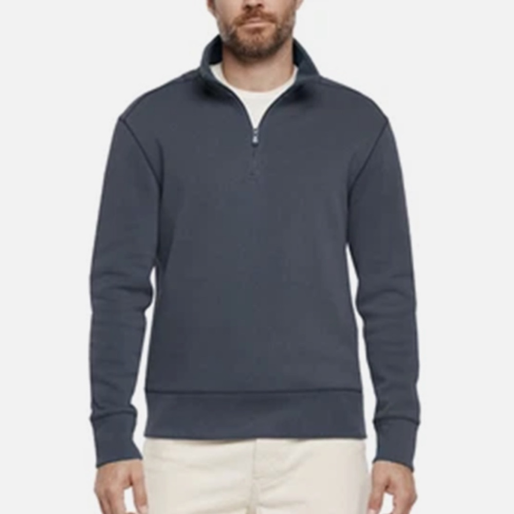 Banana Republic Men's Sweatshirt 1/4 Zip Long Sleeves Pullover NWT XL